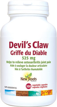 New Roots Herbal Devil’s Claw 525mg (100 Veg Caps)