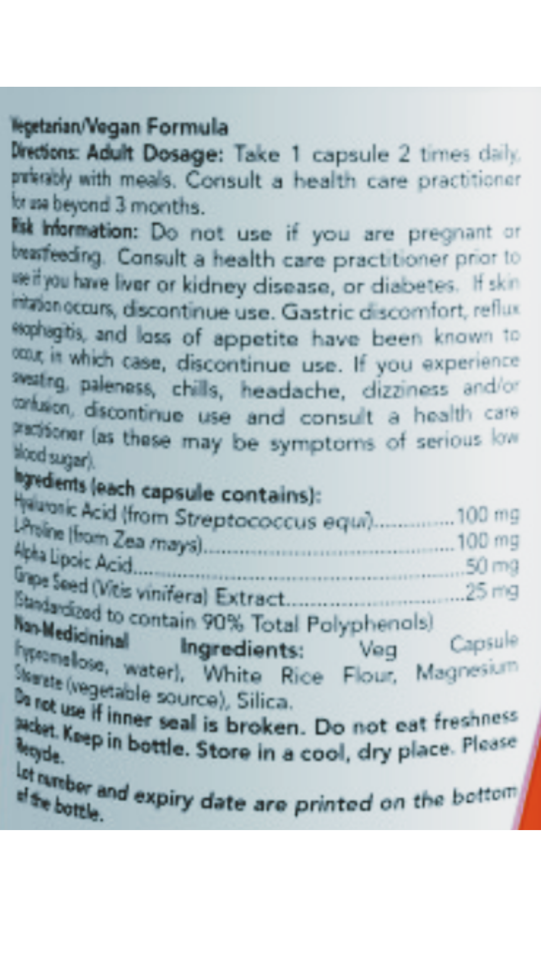 NOW Foods Hyaluronic Acid - High Potency - 100mg