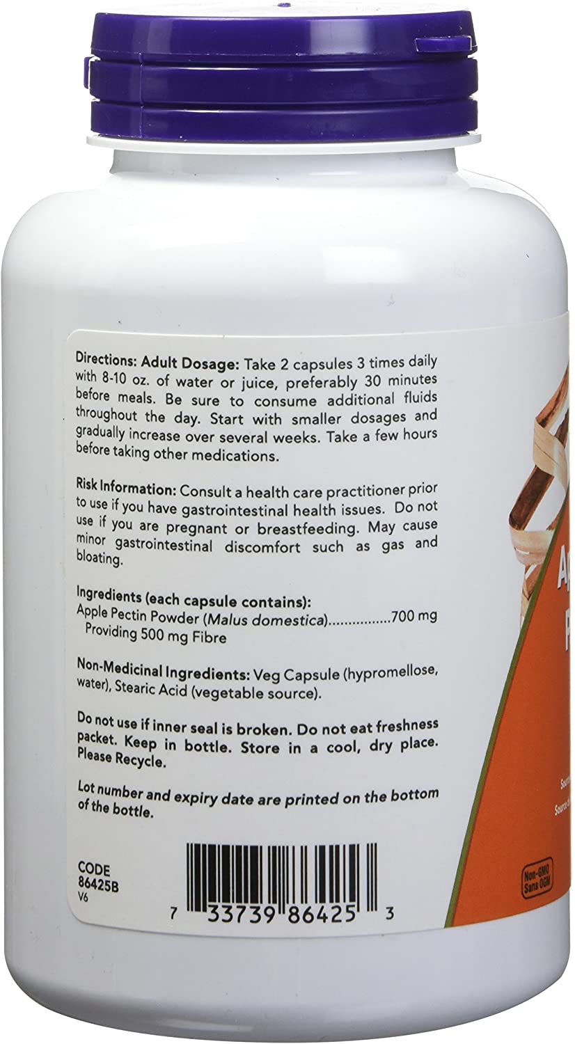 NOW Foods Apple Pectin - 700mg (120 VegCaps)