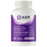 AOR Lysine, Vitamin C and Hyaluronic Acid (60 Veg Caps)