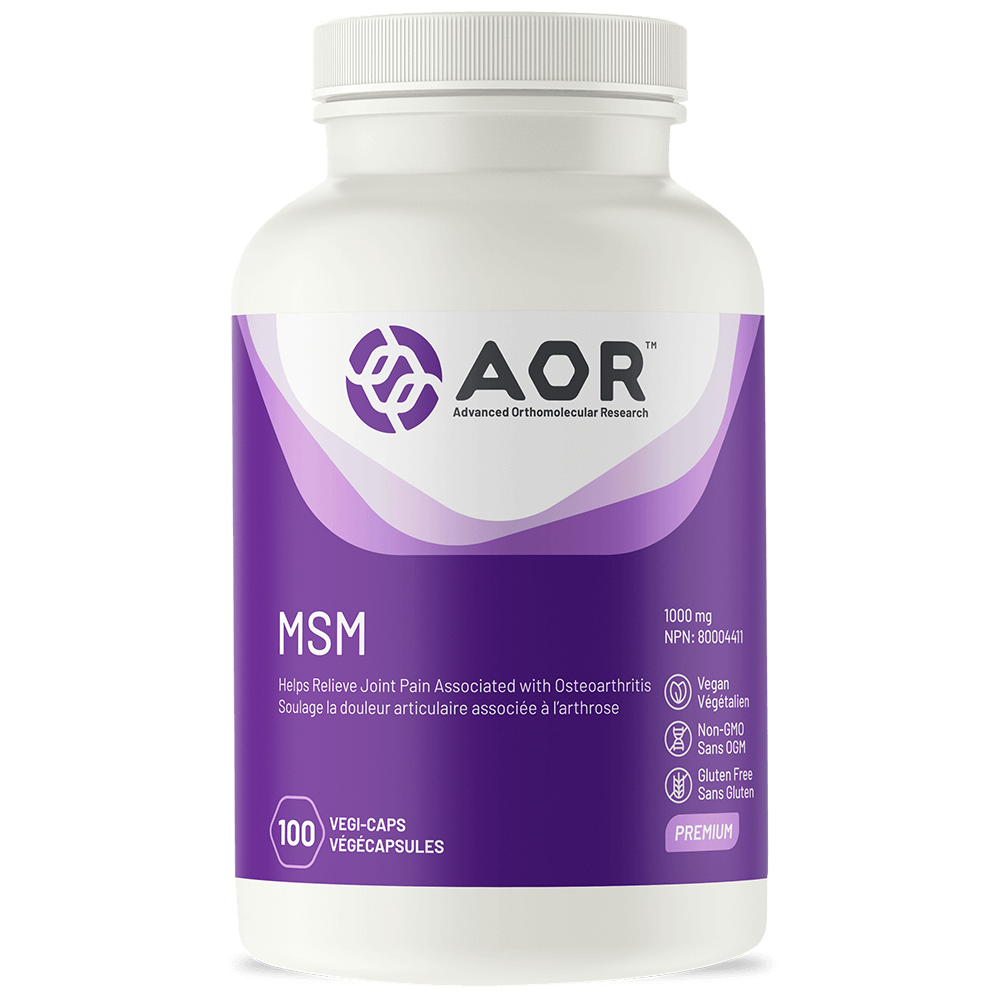 AOR MSM (100 Veg Caps)