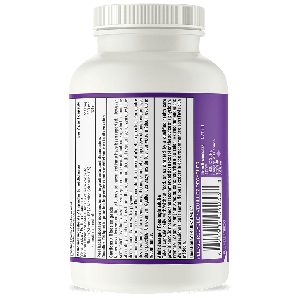 AOR Niacin No-Flush (90 Veg Caps)