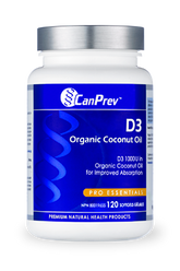 CanPrev D3 - Organic Coconut Oil