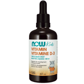 NOW  Kids Vitamin D-3 Liquid Drops (60mL)