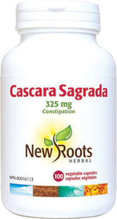 New Roots Herbal Cascara Sagrada 325mg (100 Veg Caps)