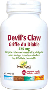 New Roots Herbal Devil’s Claw 525mg (100 Veg Caps)