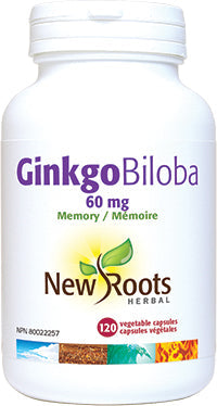 New Roots Herbal Ginkgo Biloba 60mg
