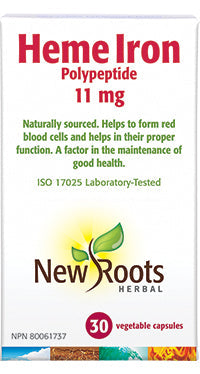 New Roots Herbal Heme Iron Polypeptide 11mg