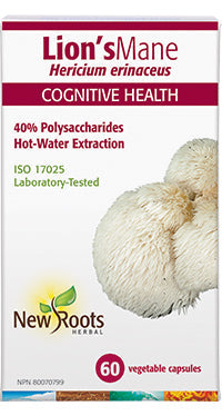 New Roots Herbal Lion’s Mane Mushroom 40% Polysaccharides
