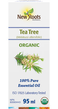 New Roots Herbal Organic Tea Tree Essential Oil
