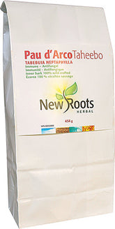 New Roots Herbal Pau d’Arco Taheebo Wildcrafted Tea (454g Powder)