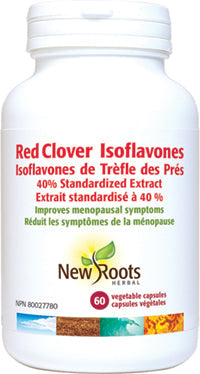 New Roots Herbal Red Clover Isoflavones 40% Standardized Extract (60 Veg Caps)