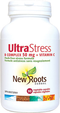 New Roots Herbal Ultra Stress B Complex 50mg + Vitamin C