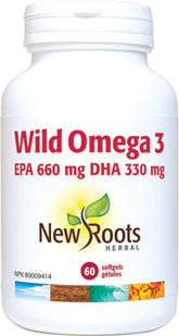 New Roots Herbal Wild Omega 3 EPA 660mg DHA 330mg