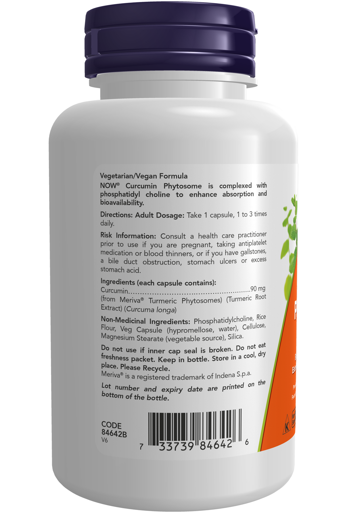NOW Foods Curcumin Phytosome 500mg (60 VegCaps)