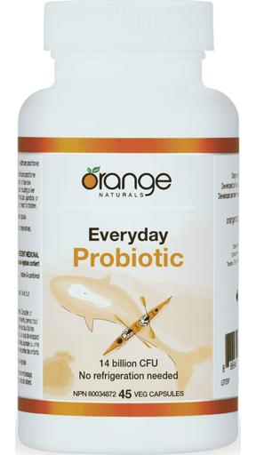 Orange Naturals Everyday Probiotic (45 VegCaps)