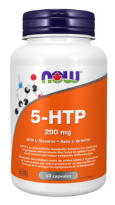 NOW Foods 5-HTP 200mg with Tyrosine (60 Caps)