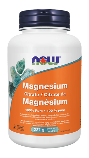NOW Foods Magnesium Citrate 227g Powder